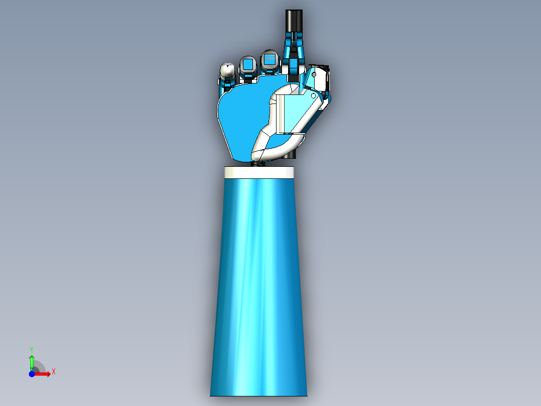 仿生机械手机械臂KP Kuspito前视图