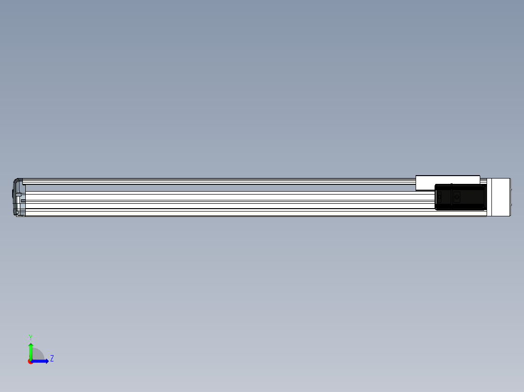 Toyo东佑达直线模组-ETH17-900-BR-M40左视图