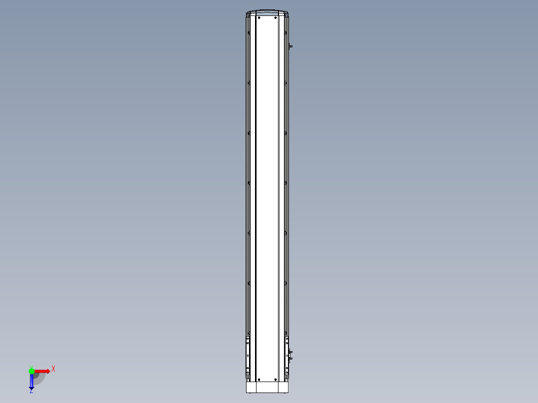 Toyo东佑达直线模组-ETH17-1250-BM-M40B俯视图