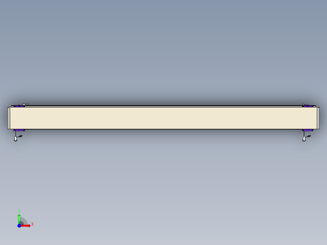 威洛博VL系列直线电机模组-2VL22H1-S2750前视图