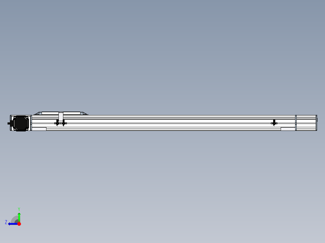 Toyo东佑达直线模组-M65-S-X130-850-L-M40-C4 右视图