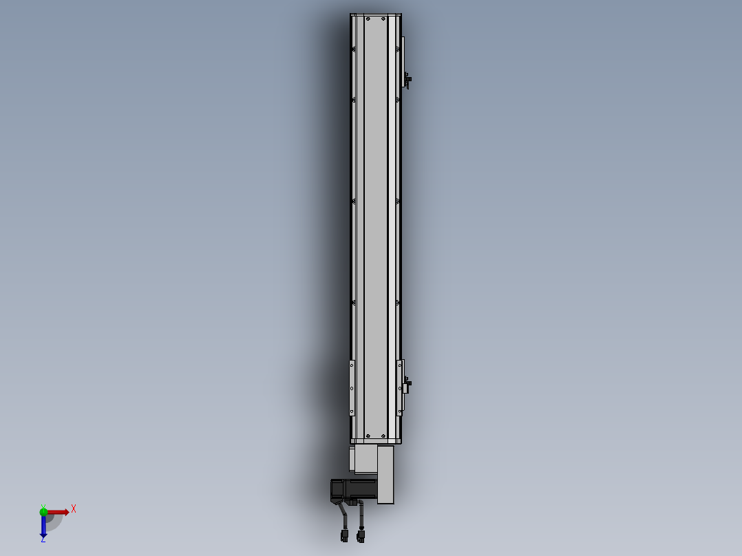 精密模组MT100-L78-600-R-M10-C4俯视图