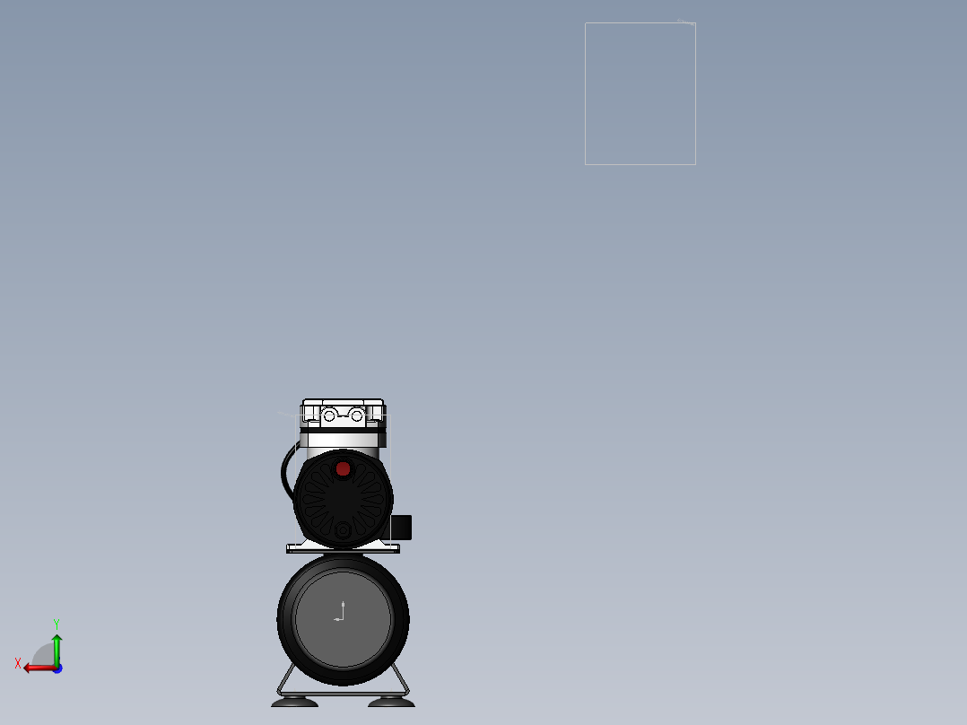 空气压缩机JAS--sw后视图