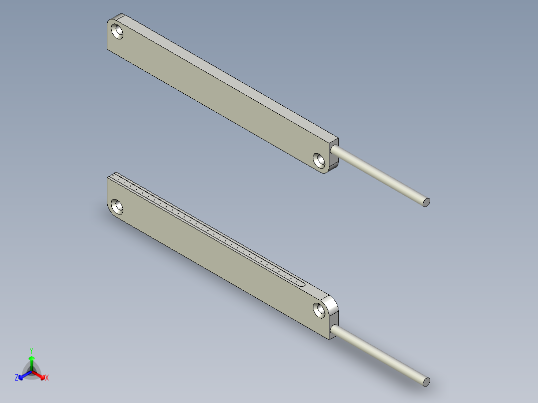 矩阵光纤_对射型FT-S20正等轴测图