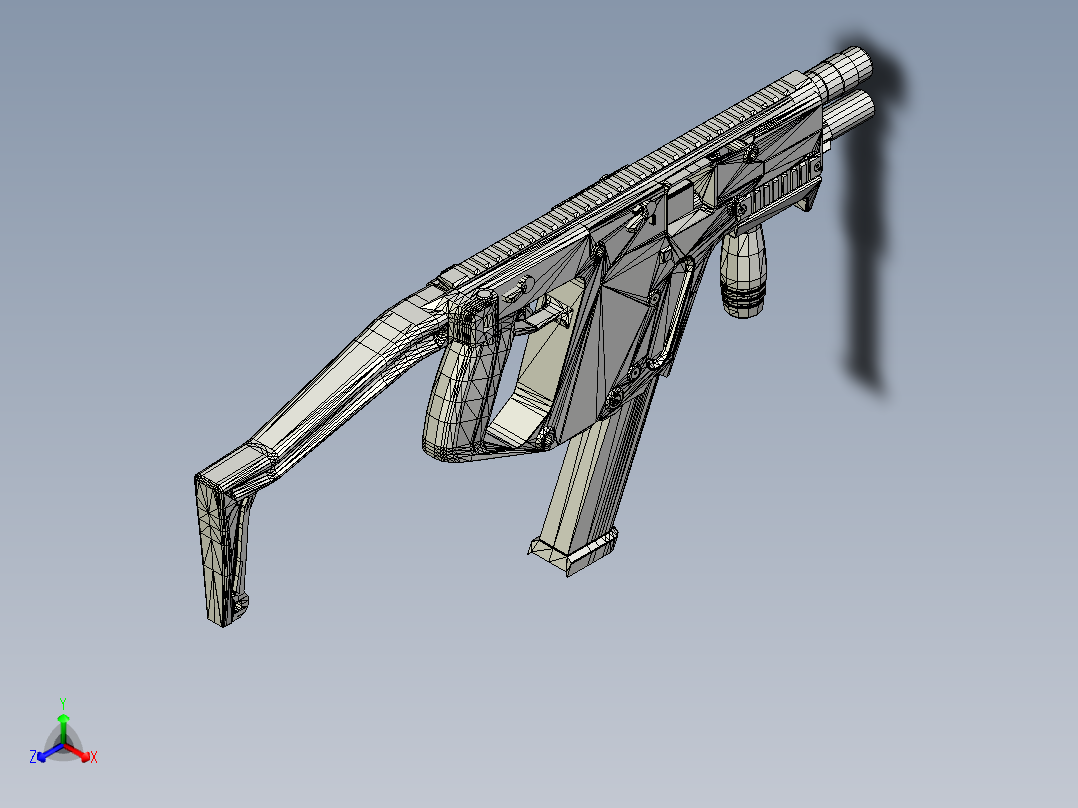 KRISS Super冲锋枪主视图