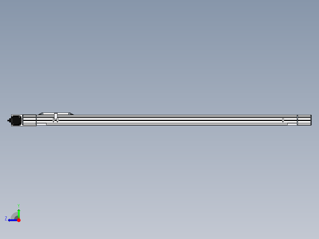 Toyo东佑达直线模组-M65-S-1400-L-M40-C4右视图