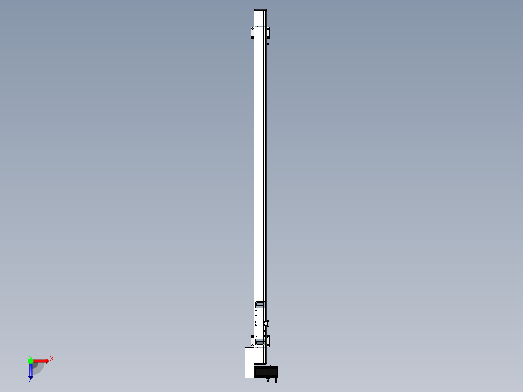 Toyo东佑达直线模组-M65-S-1400-L-M40-C4俯视图