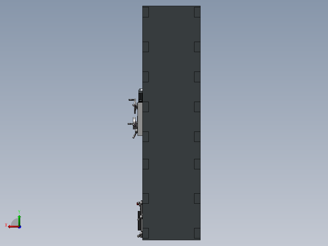 B10-车床模型3后视图