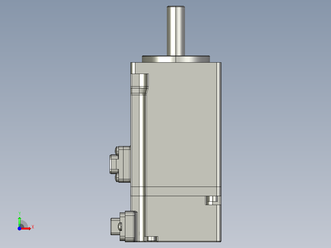 电机MS6H-40TH30B3-20P1.STEP前视图