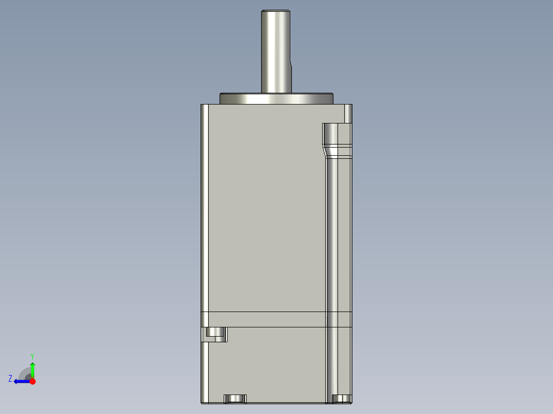 电机MS6H-40TH30B3-20P1.STEP右视图