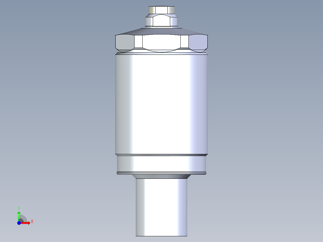 KOSMEKLD0452-Q多系列多零件图纸模型前视图