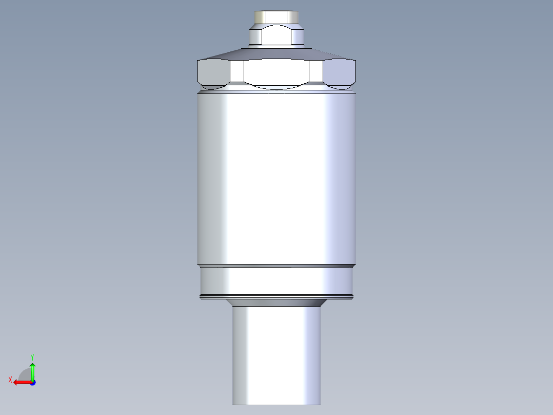 KOSMEKLD0452-Q多系列多零件图纸模型后视图