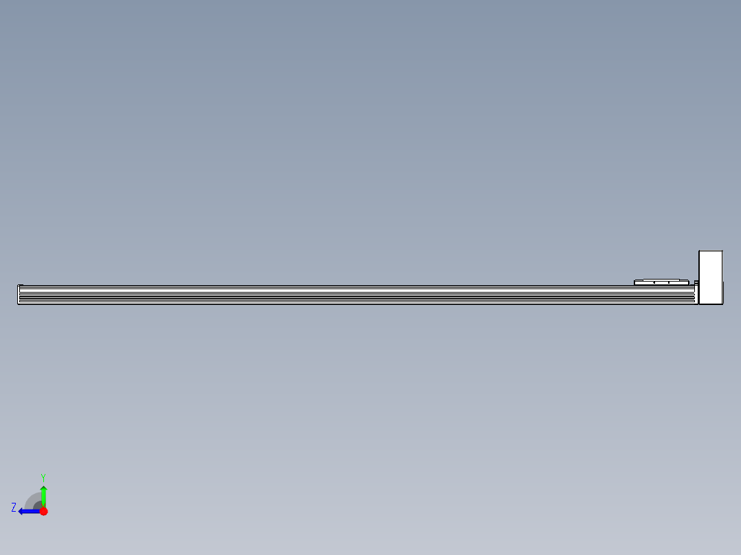 同步带全封闭直线模组TPA-HCB-110D-90-L1650-LU-C-P40-N3右视图