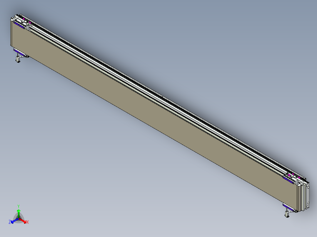 威洛博VL系列直线电机模组-2VL22H1-S2550主视图