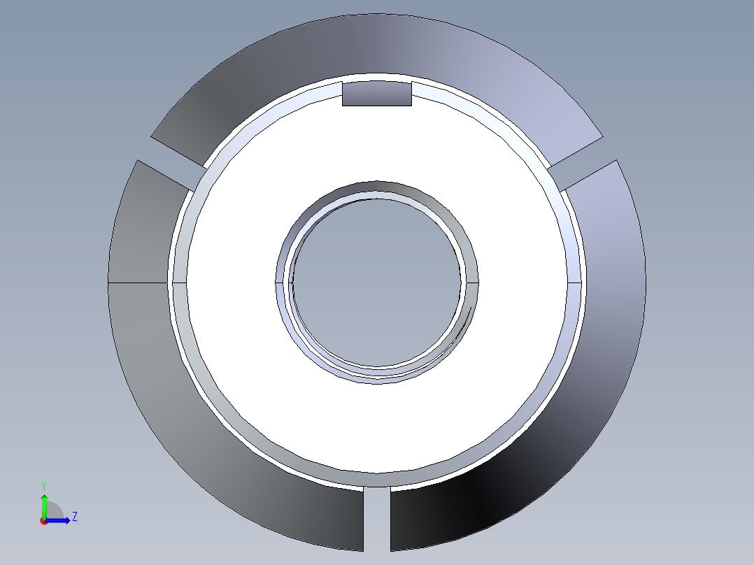 R8-夹头组-R8 COLLET 0.750.STEP左视图