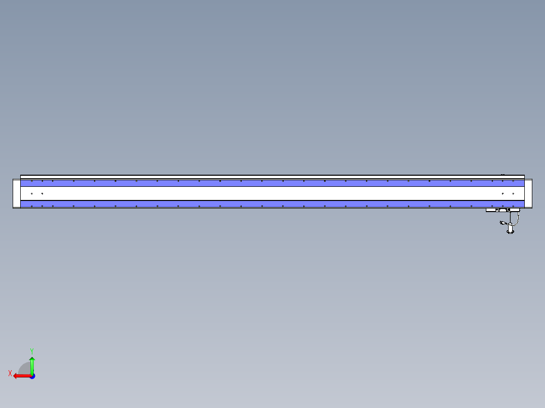 威洛博VL系列直线电机模组-VL14S2-S2200后视图