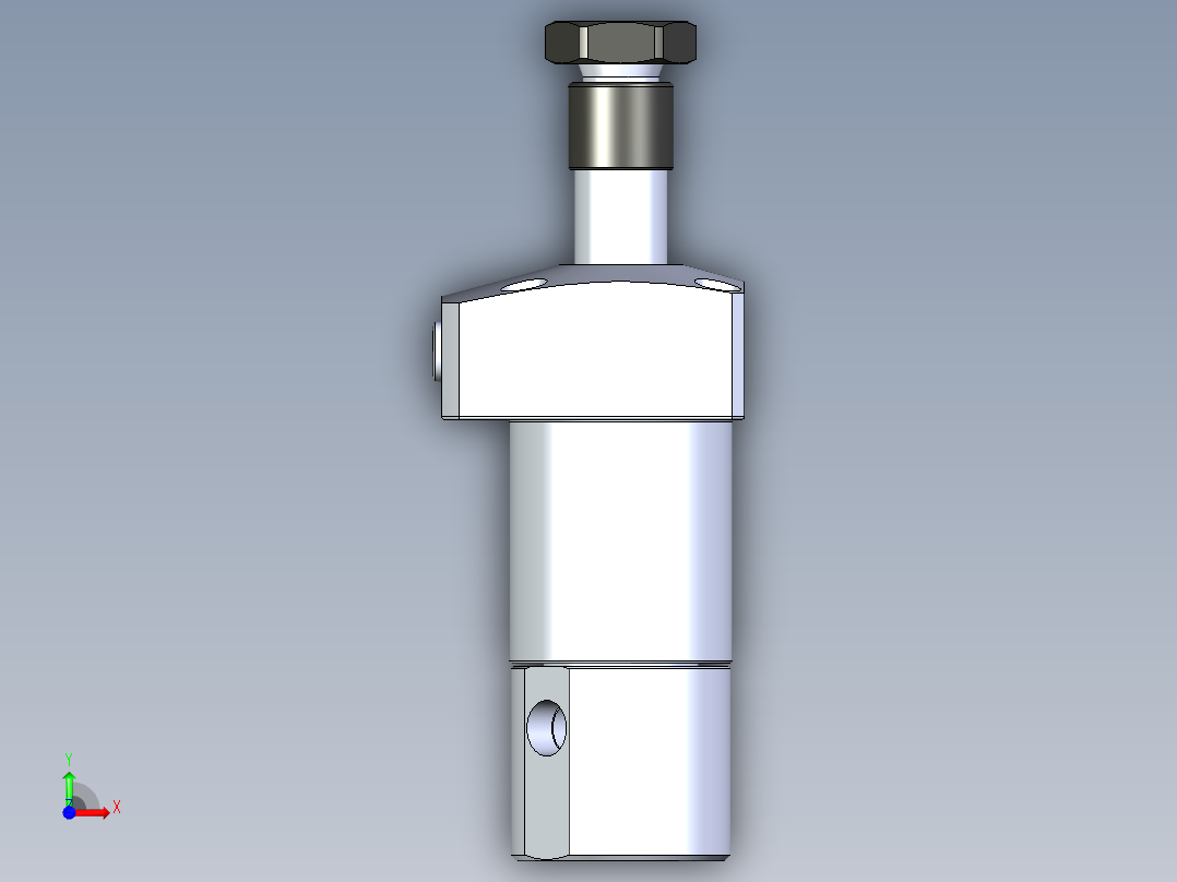 KOSMEKLHA0360-GLN_R01多系列多零件图纸模型前视图