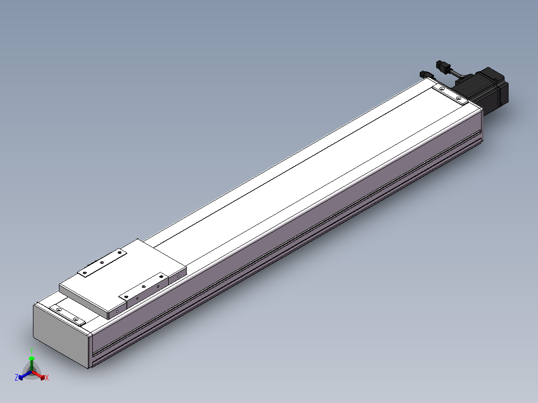 精密模组MC140-L05-650-BC-M200-C4正等轴测图