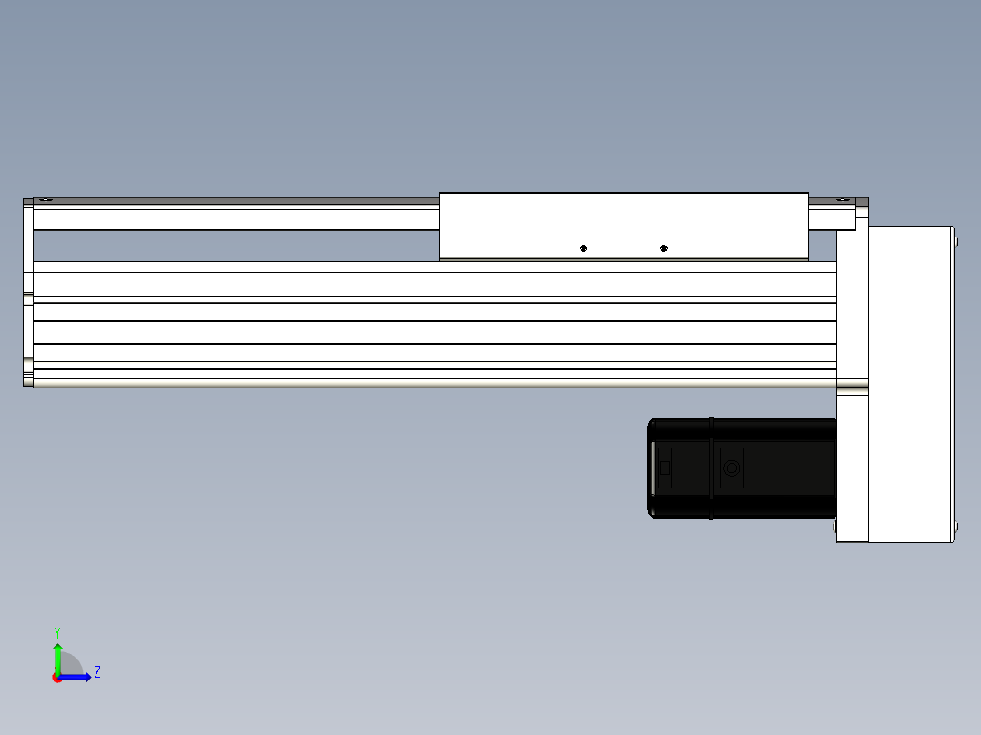 Toyo东佑达直线模组-ETH22-200-BM-400W左视图