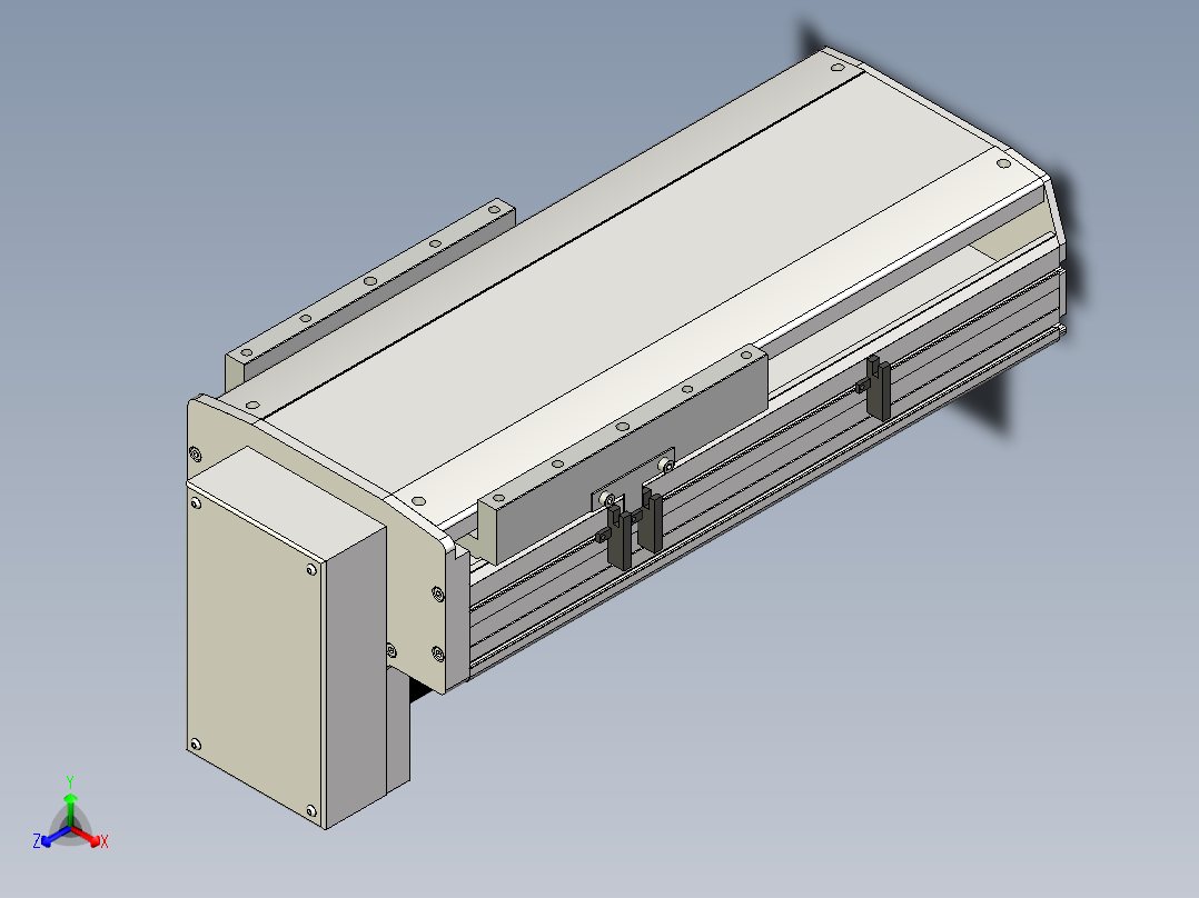 Toyo东佑达直线模组-ETH22-200-BM-400W正等轴测图