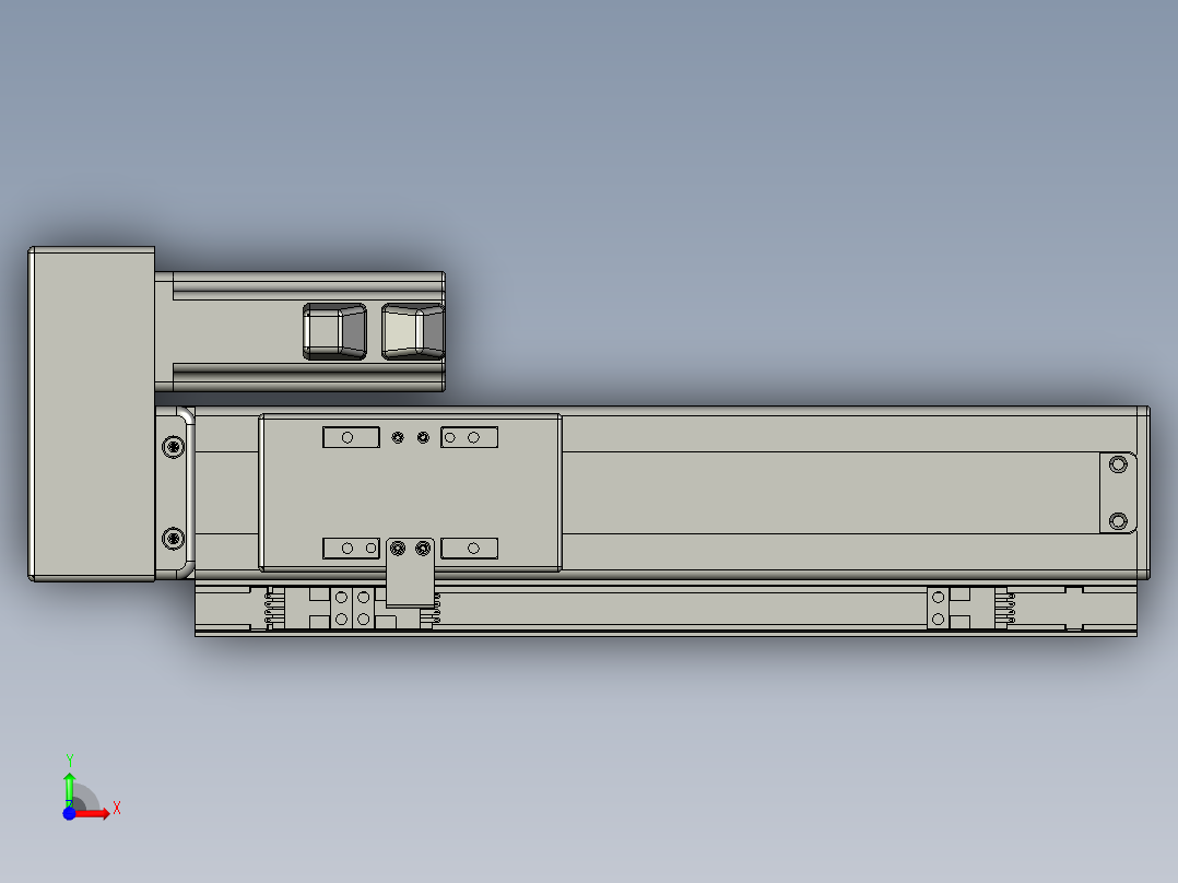 VF丝杆传动-一般环境VT5-L10-C-S160-BR-P10-D4前视图