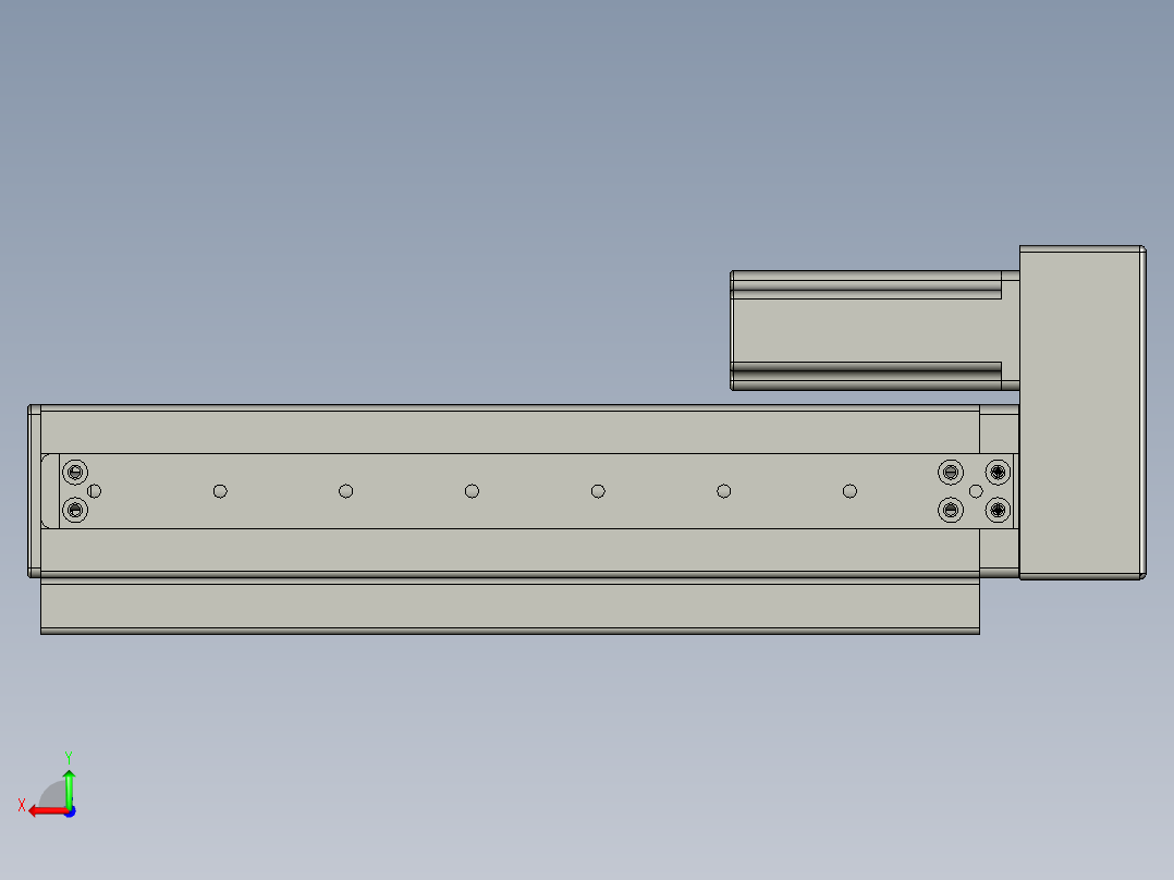 VF丝杆传动-一般环境VT5-L10-C-S160-BR-P10-D4后视图