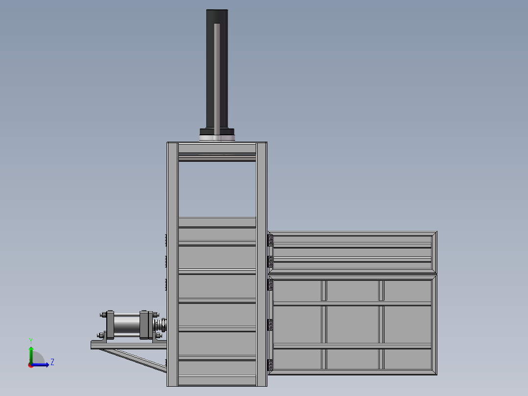 立式打包机设计1128572===150左视图
