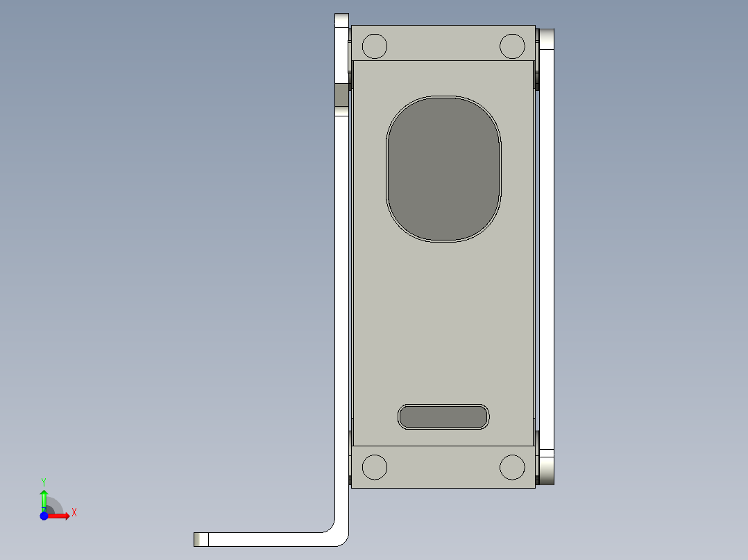 基恩士IL-600_kc图纸模型前视图