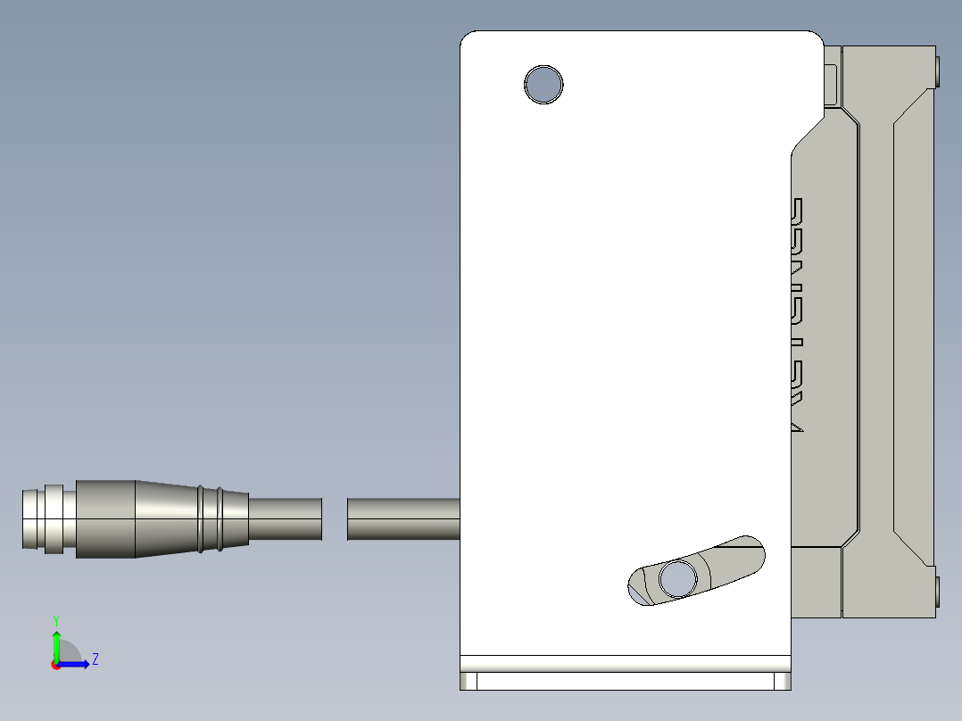 基恩士IL-600_kc图纸模型左视图