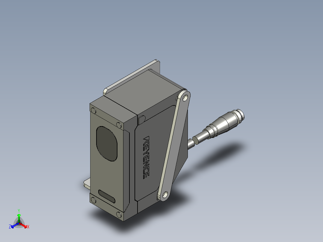 基恩士IL-600_kc图纸模型正等轴测图
