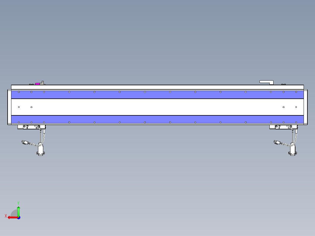 威洛博VL系列直线电机模组-2VL14S1-S850后视图