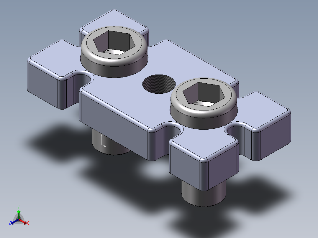 铝型材及其附件5.33.40.4080.M16主视图