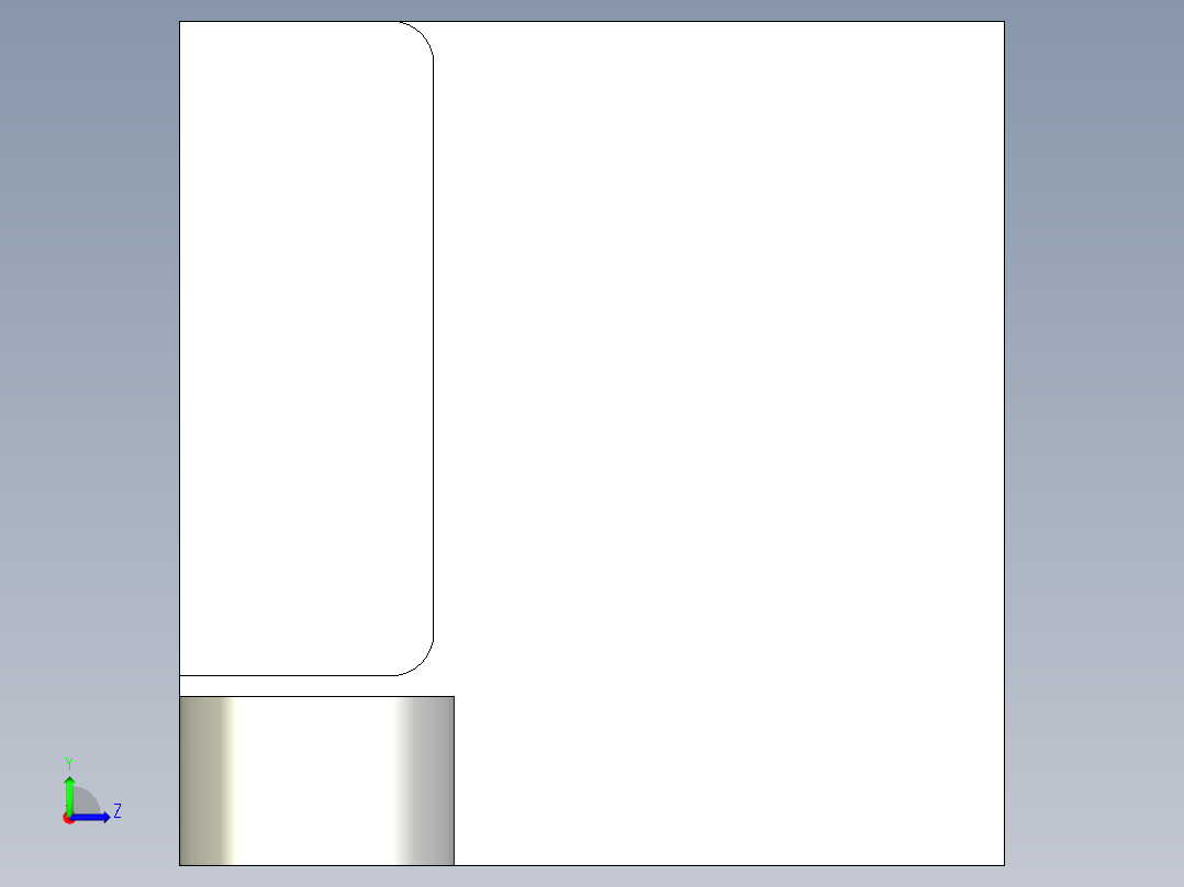 1反射型MA运动传感器 短型 (H型)左视图