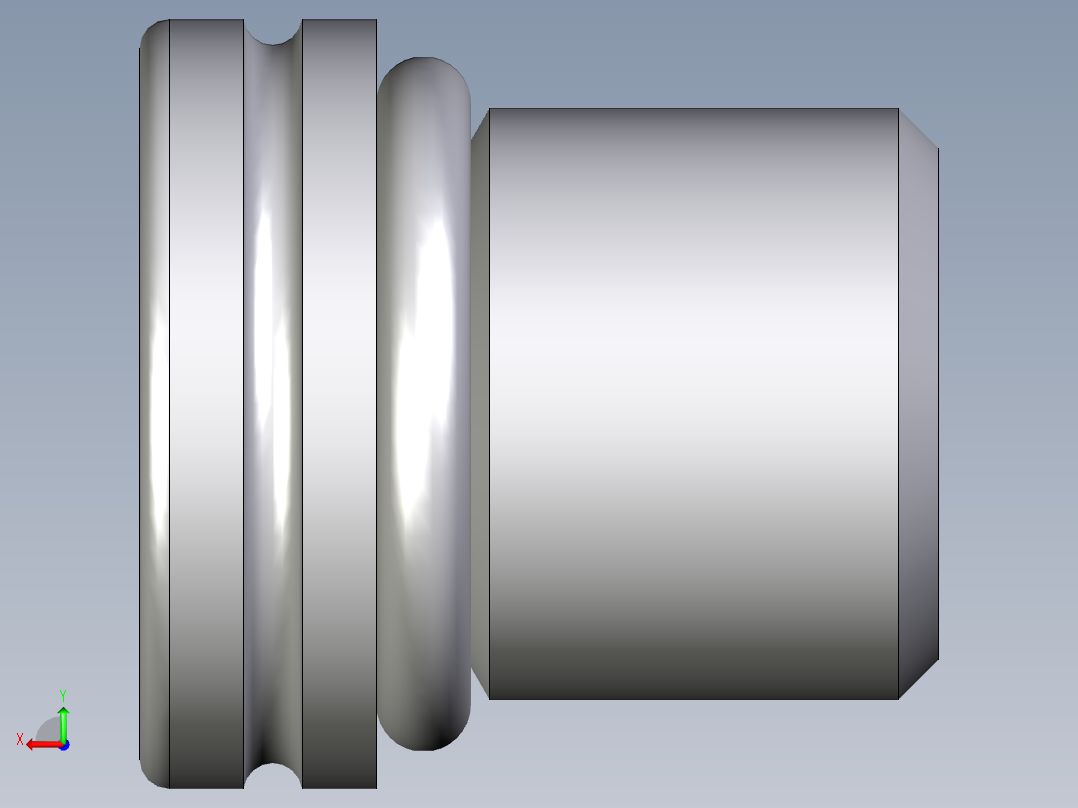 卡套式工业通用硬管接头EO_Blanking_plug_for_ports_VSTI10X1ORCF后视图