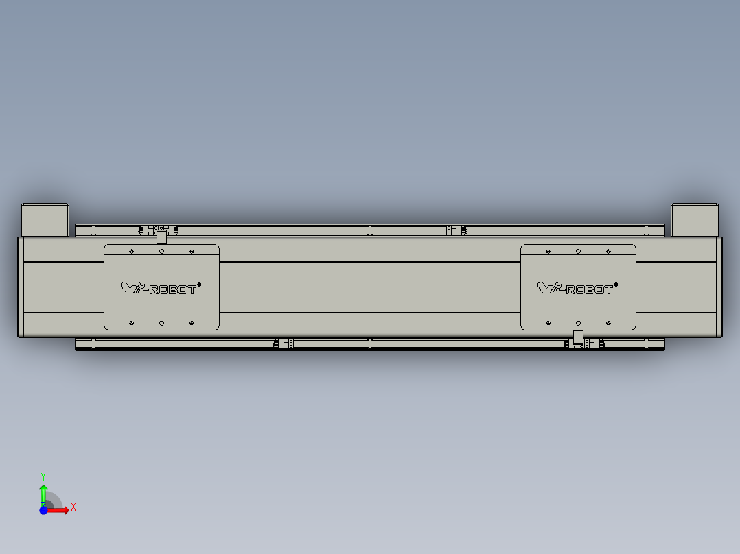 威洛博双电机滑台-VBC14S2-L50-S400-BD-P40-C6前视图