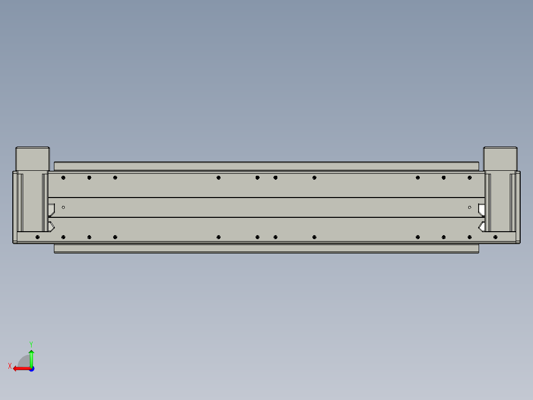 威洛博双电机滑台-VBC14S2-L50-S400-BD-P40-C6后视图