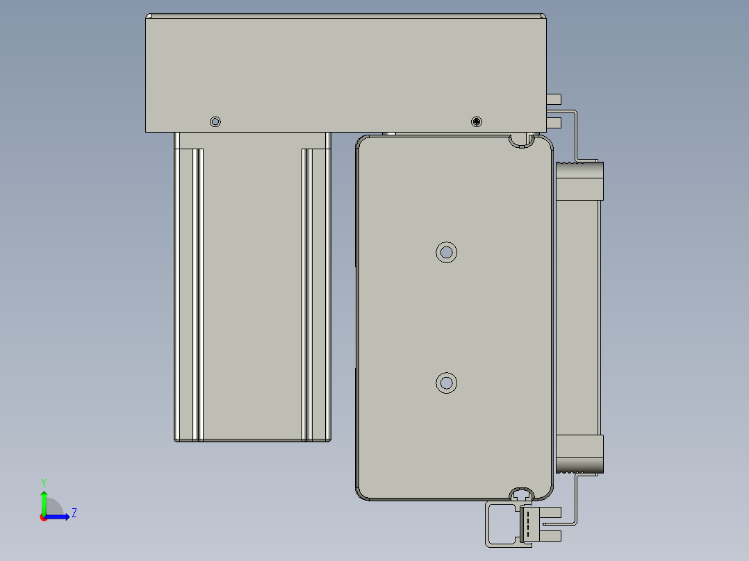 威洛博双电机滑台-VBC14S2-L50-S400-BD-P40-C6左视图