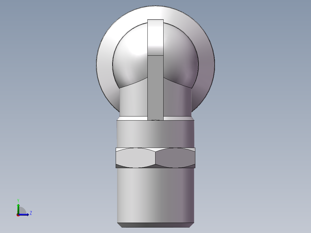 螺纹弯通APL8-G01(1分8厘)左视图