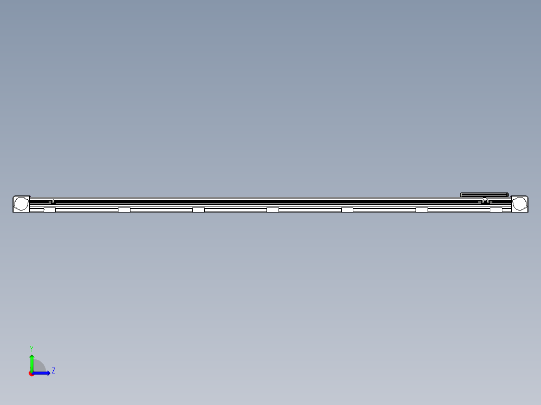 同步带滑台-欧规B8-L176-S2300-L-ZP40-D3-N5左视图