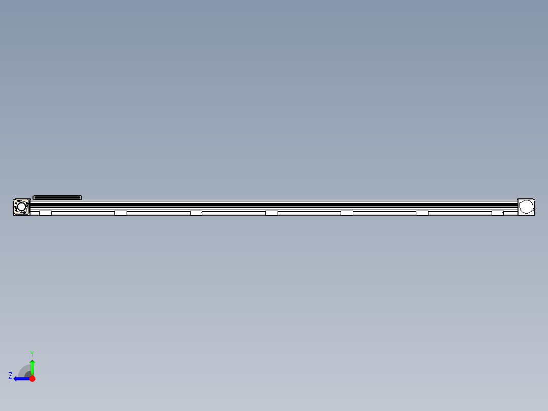 同步带滑台-欧规B8-L176-S2300-L-ZP40-D3-N5右视图