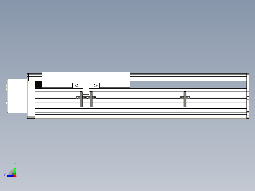 Toyo东佑达直线模组-ETH22-250-BR-750W右视图