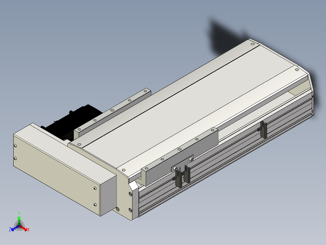 Toyo东佑达直线模组-ETH22-250-BR-750W正等轴测图