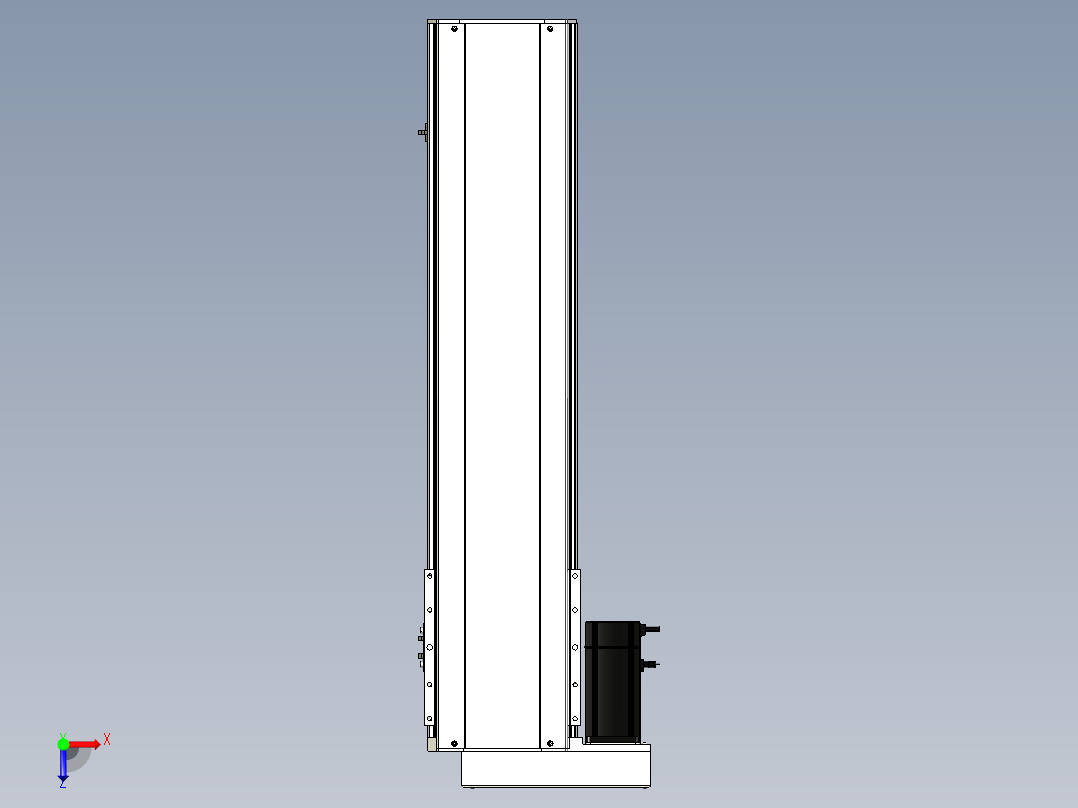 Toyo东佑达直线模组-ETH22-750-BL-750W+煞車俯视图