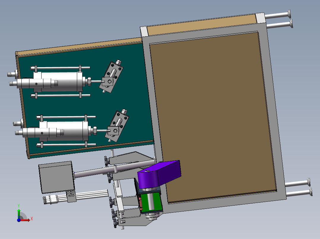 四工位灌装机前视图