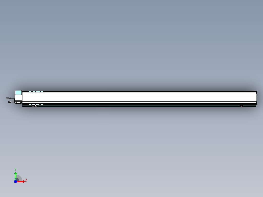 威洛博VBF同步带传动一般环境VBF14-L45-S2000-BRD-ZP40-C3前视图