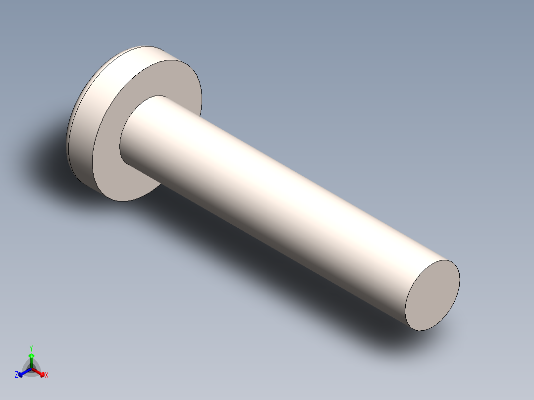 螺丝 M2.5 十字盘头-M2.5 x 13 Screw head.SLDPRT正等轴测图