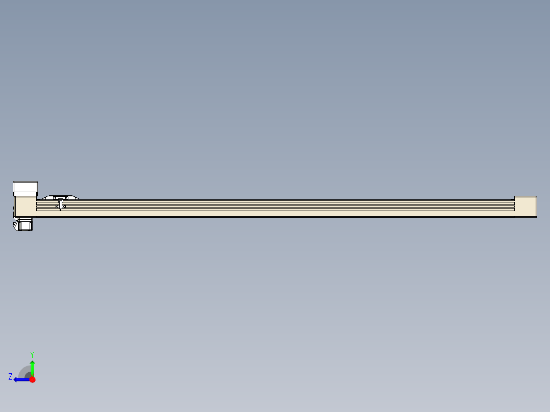 同步带全封闭直线模组TPA-HCB-65S-90-L1150-ML-Y-P10-N3右视图