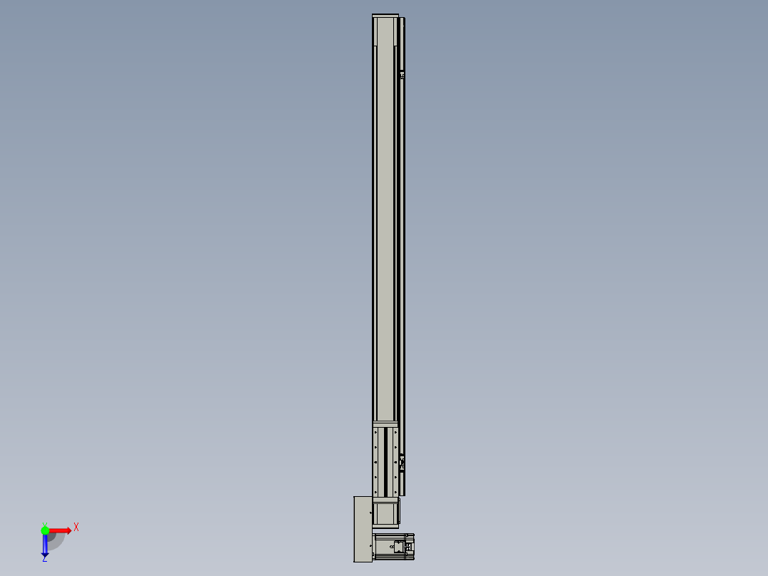 欧规系列-LB8-L75-S1150-BR-ZP75-C3俯视图