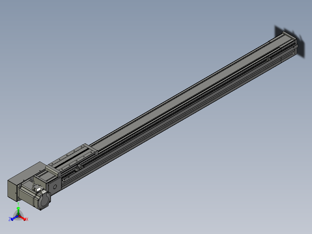 欧规系列-LB8-L75-S1150-BR-ZP75-C3正等轴测图