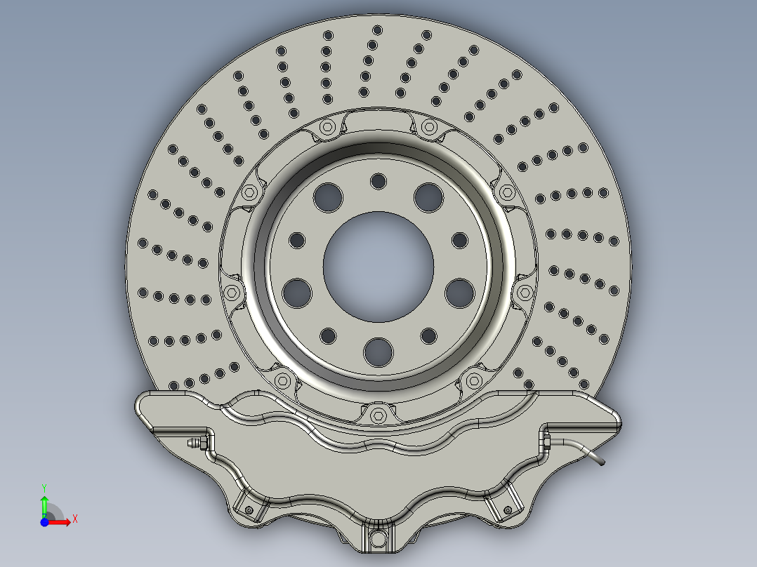 制动器 (13)前视图